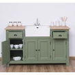 Kép 2/14 - Fenyőfa konyhabútor 2 fiókos, 4 ajtós - lavintagehome.hu