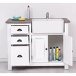 Kép 5/14 - Fenyőfa konyhabútor 3 fiókos, 2 ajtós - lavintagehome.hu