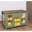 Kép 9/19 - Fenyőfa konyhasziget bortartóval - lavintagehome.hu