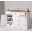 Kép 8/17 - Rusztikus fenyőfa konyhasziget - lavintagehome.hu