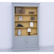Kép 2/14 - Fenyőfa könyvszekrény 3 polcos, 2 ajtós - lavintagehome.hu