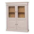 Kép 1/7 - Fenyőfa szekrény üvegajtós - lavintagehome.hu