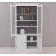 Kép 7/7 - Fenyőfa szekrény lamellás ajtókkal - lavintagehome.hu
