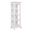 Kép 1/7 - Shabby Chic fenyőfa üvegajtós vitrin - lavintagehome.hu