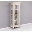 Kép 5/7 - Shabby Chic fenyőfa üvegajtós vitrin - lavintagehome.hu