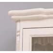 Kép 7/7 - Shabby Chic fenyőfa üvegajtós vitrin - lavintagehome.hu