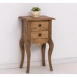 Kép 7/11 - Fenyőfa konzolasztal 2 fiókos, hajlított lábbal - lavintagehome.hu