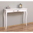 Kép 2/8 - Fenyőfa konzolasztal 1 fiókos - lavintagehome.hu