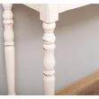 Kép 15/18 - Fenyőfa konzolasztal 3 fiókos, esztergált lábakkal TOPOAK - lavintagehome.hu