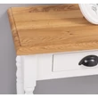Kép 18/18 - Fenyőfa konzolasztal 3 fiókos, esztergált lábakkal TOPOAK - lavintagehome.hu