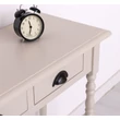 Kép 3/18 - Fenyőfa konzolasztal 3 fiókos, esztergált lábakkal - lavintagehome.hu