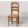 Kép 16/19 - Fenyőfa étkezőszék tölgyfa ülőlappal - lavintagehome.hu