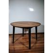 Kép 1/2 - Nostalgia rusztikus fenyőfa kerek étkezőasztal 110cm-lavintagehome.hu