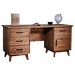 Kép 1/2 - Nostalgia rusztikus fenyőfa íróasztal - lavintagehome.hu