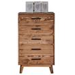 Kép 1/2 - Nostalgia rusztikus fenyőfa komód 5fiókos - lavintagehome.hu