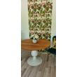 Kép 6/10 - Jersey kerek tölgyfa étkezőasztal fehér lábbal 120 cm raktárról - lavintagehome.hu