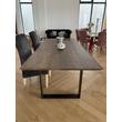 Kép 2/6 - Kiárusítás tölgyfa étkezőasztal fémlábakkal - lavintagehome.hu