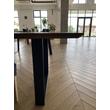 Kép 6/6 - Kiárusítás tölgyfa étkezőasztal fémlábakkal - lavintagehome.hu