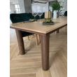 Kép 6/6 - Kiárusítás tölgyfa étkezőasztal tölgylábakkal - lavintagehome.hu