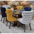 Kép 12/12 - Siena kárpitozott tölgyfa étkezőszék 2db fehér - lavintagehome.hu