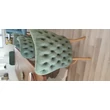 Kép 5/8 - Siena kárpitozott tölgyfa étkezőszék 4db zöld - lavintagehome.hu