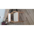 Kép 8/14 - Ivy karfás tölgyfa étkezőszék 4db fehér - lavintagehome.hu