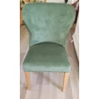 Kép 3/8 - Siena kárpitozott tölgyfa étkezőszék 4db zöld - lavintagehome.hu