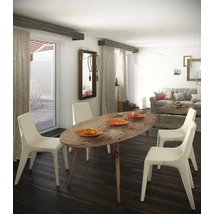 Leo tölgyfa ovális asztal - lavintagehome.hu