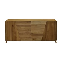Zig Zag tölgyfa komód 200 cm - lavintagehome.hu