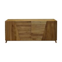 Zig Zag tölgyfa komód 200 cm - lavintagehome.hu