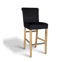 Alice kárpitozott tölgyfa bárszék - lavintagehome.hu