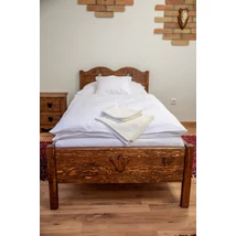 Rusztikus fenyőfa tulipános ágy 90X200 cm - lavintagehome.hu