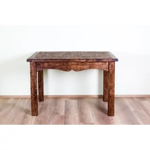 Rusztikus fenyőfa étkezőasztal - lavintagehome.hu