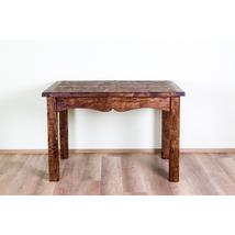 Rusztikus fenyőfa étkezőasztal - lavintagehome.hu