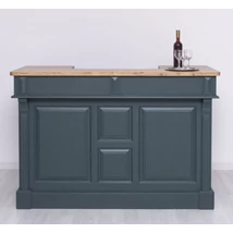 Fenyőfa bárpult 160 cm tölgyfalappal - lavintagehome.hu