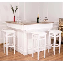 Fenyőfa bárpult L alakú - lavintagehome.hu