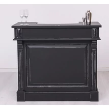 Fenyőfa bárpult 120 cm bortartóval - lavintagehome.hu