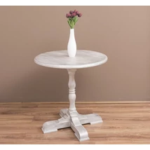 Kerek tömörfa bárasztal fenyőfa lábbal 78 cm - lavintagehome.hu