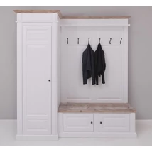 Fenyő előszoba bútor fogas, cipőtároló, szekrény-lavintagehome.hu