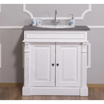 Fenyőfa fürdőszoba szekrény 2 ajtós - lavintagehome.hu