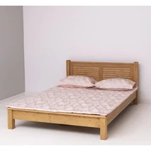 Fenyőfa ágy 4 méretben lamellás fejtámlával - lavintagehome.hu