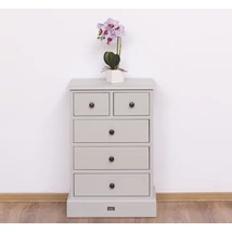 Fenyőfa éjjeliszekrény 5 fiókos - lavintagehome.hu