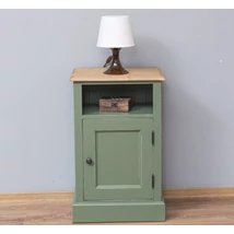 Fenyőfa éjjeliszekrény 1 ajtós - lavintagehome.hu