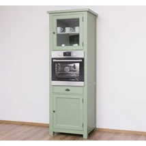 Beépített sütőhöz fenyőfa konyhaszekrény 2 ajtós - lavintagehome.hu