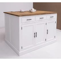 Rusztikus fenyőfa konyhasziget - lavintagehome.hu