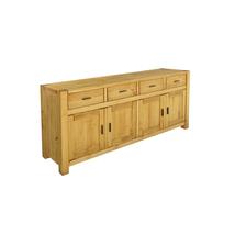 Adriana rusztikus fenyőfa szekrény 4 ajtó / 4 fiók - lavintagehome.hu