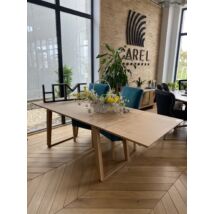 Kiárusítás tölgyfa asztal tölgylábakkal bővíthető - lavintagehome.hu