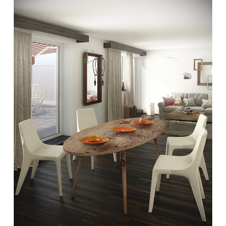 Leo tölgyfa ovális asztal - lavintagehome.hu