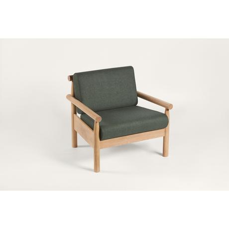 Steekla tölgyfa lounge szék - lavintagehome.hu