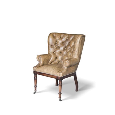 Lyon tölgyfa bőrfotel - lavintagehome.hu